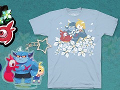 「メグとばけもの」とコラボしたTシャツとアクリルキーホルダーがFangamer Japanのオンラインストアで発売に