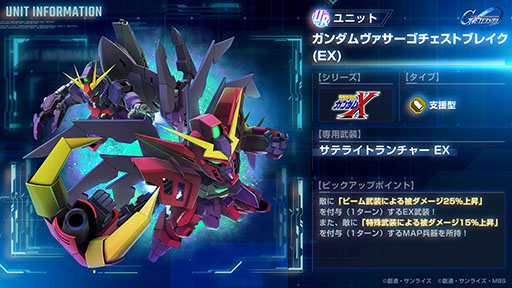 画像ギャラリー No.007のサムネイル画像 / 「Gジェネ エターナル」，メインステージ「機動新世紀ガンダムX」（後半）を実装。UR「ガンダムDX(EX)」 /UR 「ガロード・ラン」がピックアップ中