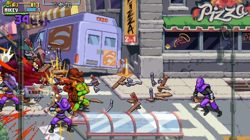 画像集#002のサムネイル/PS4/Switch「ミュータント タートルズ:シュレッダーの復讐」特典付きパッケージ版を本日リリース。1987年のアニメ版をベースにした作品