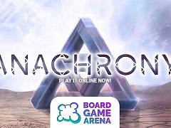 重量級SFボドゲ「アナクロニー」が「ボードゲームアリーナ」に無料タイトルとして登場。未来から資源を借り,破滅の運命を回避せよ