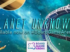 ターンテーブル型トレイを用いたタイル配置ボドゲ「Planet Unknown」が「ボードゲームアリーナ」で正式実装へ。一般会員も立卓可能