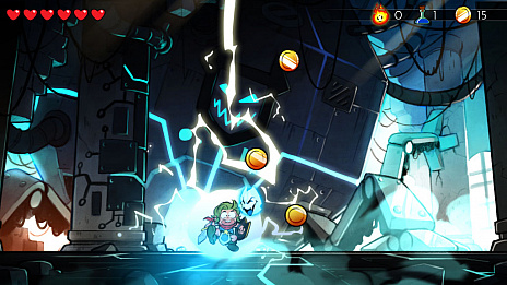 画像集#001のサムネイル/「WonderBoy：ドラゴンの罠」，PS5向け日本語パッケージ版を9月1日リリース。あのワンダーボーイが最新機種でプレイ可能に