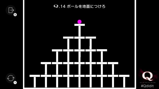 画像集#010のサムネイル/Switch版「Q REMASTERED」プレイレポート。あの名作物理演算パズルが,快適さとやり応えを増して甦る