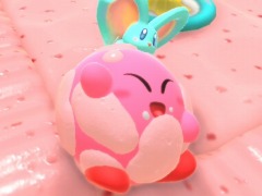 「カービィのグルメフェス」3つのゲームで食べたイチゴの量を競う“グルメグランプリ”や最大4人で遊べるマルチプレイの情報を公開