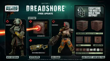 画像集 No.006のサムネイル画像 / 「Meet Your Maker」のアップデート“Sector 1: Dreadshore”が6月28日に配信。新たな環境でのレイドが待ち受ける