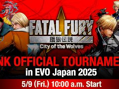 「餓狼伝説 City of the Wolves」,初の公式大会をEVO Japan 2025で5月9日に開催。アンディ・ボガードの先行試遊や,えなこさんの撮影会も実施