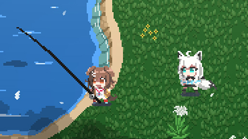 画像集 No.008のサムネイル画像 / ホロライブ版ヴァンサバ「HoloCure」のSteam版が登場。ホロIDの9人が追加され,やり込み要素「ホロハウス」も実装
