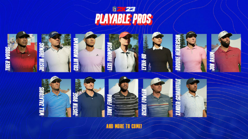 画像集 No.001のサムネイル画像 / 「ゴルフ PGAツアー 2K23」，プレイアブル選手として登場するプロ選手の一部を公開