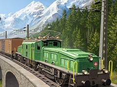 「レイルウェイ エンパイア2」電気機関車を追加する新DLC「ハイ ボルテージ」本日リリース。新たなマップ「スイス」を実装