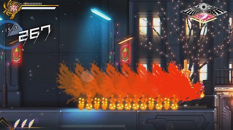 画像集 No.026のサムネイル画像 / PS5/PS4版「蒼き雷霆 ガンヴォルト 鎖環」が本日発売へ。追加シナリオやオンラインランキングを追加するアップデートVer.2.0.0も配信