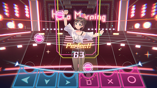 画像集 No.003のサムネイル画像 / PS VR2があってもなくても楽しめる!PS5版「Kizuna AI - Touch the Beat!」が配信中。キズナアイと一緒に遊べるリズムゲーム