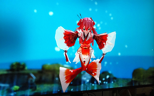 画像集 No.003のサムネイル画像 / ［TGS2023］かわいいシーマンこと，人魚育成ゲーム「マイメード」はどうなった？　ブースを訪ねたら“プロジェクト化”してた