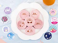 「星のカービィ まんまる焼き」,本日発売。ミルク味クリーム入りのピンクでまあるい今川焼