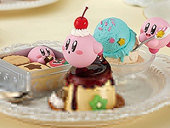 「星のカービィ」プリン,アイス,クッキー缶をモチーフにしたプライズ用フィギュアが8月6日に登場