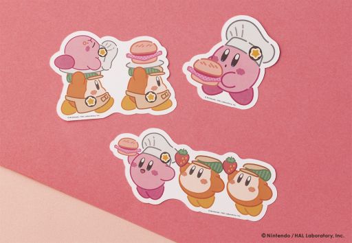 画像ギャラリー No.005のサムネイル画像 / 新作スイーツ「カービィのストロベリーバーガー」,JR東京駅の店舗で4月18日に発売。オリジナルステッカーがランダムで封入される