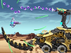“誰でもクリアできる”を目指した横スクロール型シューティングゲーム「DRAINUS-ドレイナス-」のSwitch向けDL版,本日リリース