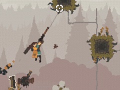 グラップリングを駆使するメトロイドヴァニア「Rusted Moss」,レベルエディタも試せる体験版が“Steam Next Fest”で配信中