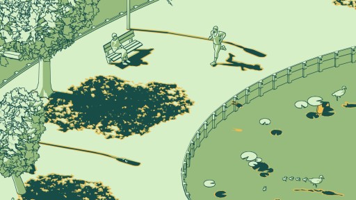 画像集 No.004のサムネイル画像 / ［TGS2022］影から影へと飛び移るアクションパズル「SCHiM」のプレイレポートを掲載。直感的なルールとオシャレなビジュアルが魅力的な一作