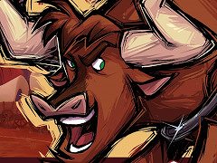 「Them's Fightin' Herds」,パワフルな雄牛“Texas”が新キャラクターとして参戦。大きな身体での突進や投げ縄で戦う