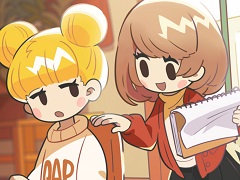 ゲーム開発に情熱を注ぐ2人の女性を描いた物語「GOODBYE WORLD」のSwitch版が11月17日に配信決定