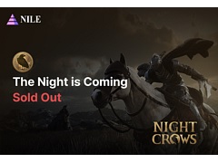 「NIGHT CROWS」,グローバル事前予約開始を記念して販売されたNFTコレクション「The Night is Coming」計341種が完売に