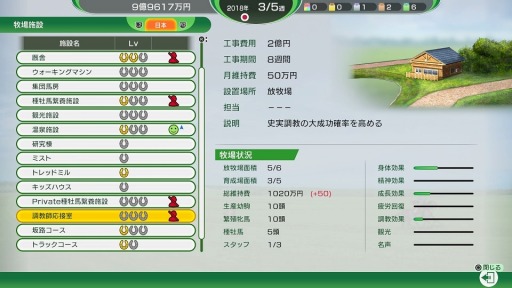 画像集 No.002のサムネイル画像 / 「Winning Post 10」のチェートリアル情報が公開に。新施設“調教師応接室”や新機能“レース経験”,結婚相手候補の詳細も