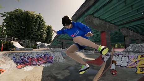 画像集 No.002のサムネイル画像 / 「セッション：スケートシム」のSwitch版が発売に。前後の足を2本のスティックで操作して重心をコントロールするスケボーシミュレータ