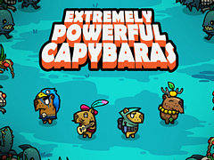 ローグライトアクション「Extremely Powerful Capybaras」の最新トレイラーが公開に。敵の大群に立ち向かい,最強のカピバラを目指せ!