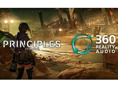「PRINCIPLES」,Gaming Virtualizer by 360 Reality Audioに対応。より立体的で没入感のあるサウンドをヘッドホンで楽しめる