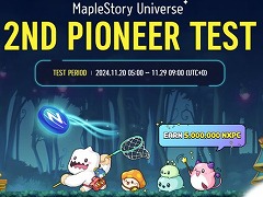 ブロックチェーンプロジェクト「MapleStory Universe」,2次パイオニアテストを11月20日から実施。期間は10日間の予定