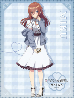 画像集 No.011のサムネイル画像 / 五つ子たちの描き下ろしイラストも公開。「『五等分の花嫁』アイコニック フーディ」，MAYLAにて10月23日18：00に受注販売開始