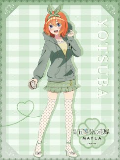 画像集 No.013のサムネイル画像 / 五つ子たちの描き下ろしイラストも公開。「『五等分の花嫁』アイコニック フーディ」，MAYLAにて10月23日18：00に受注販売開始