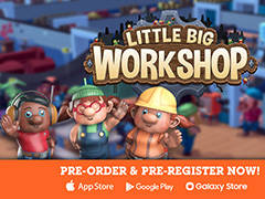 スマホ版「Little Big Workshop」,配信日が6月13日に決定。テーブルの上にある小さな工場を経営するシミュレーションゲーム