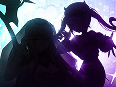 このシルエットは……森カリオペさん? 常闇トワさん? 「神之塔:NEW WORLD」4月9日よりホロライブタレントとコラボ開催