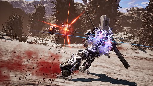 画像ギャラリー No.003のサムネイル画像 / 「DAEMON X MACHINA TITANIC SCION」は広大なフィールドを飛び回れるように！　メカは人型サイズのスーツに一新［Switch 2先行体験］