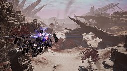 画像ギャラリー No.004のサムネイル画像 / 「DAEMON X MACHINA TITANIC SCION」は広大なフィールドを飛び回れるように！　メカは人型サイズのスーツに一新［Switch 2先行体験］