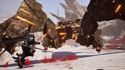 画像ギャラリー No.006のサムネイル画像 / 「DAEMON X MACHINA TITANIC SCION」は広大なフィールドを飛び回れるように！　メカは人型サイズのスーツに一新［Switch 2先行体験］