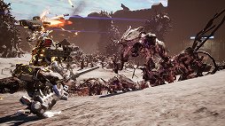 画像ギャラリー No.008のサムネイル画像 / 「DAEMON X MACHINA TITANIC SCION」は広大なフィールドを飛び回れるように！　メカは人型サイズのスーツに一新［Switch 2先行体験］