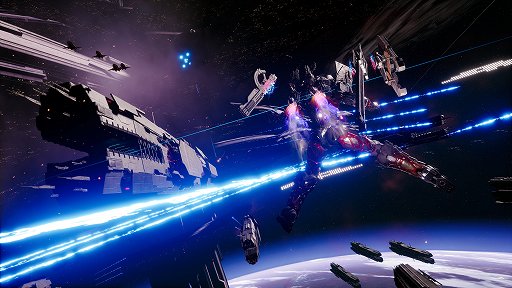 画像ギャラリー No.013のサムネイル画像 / 「DAEMON X MACHINA TITANIC SCION」は広大なフィールドを飛び回れるように！　メカは人型サイズのスーツに一新［Switch 2先行体験］