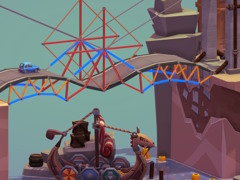 強固な橋を作り上げ,乗り物を通過させよう。シリーズ最新作「Poly Bridge 3」がSteamで本日リリース
