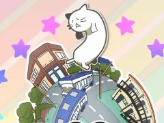ネコっぽい生き物による尻相撲アクション「Nyaaaanvy」のSwitch版が発売決定。PV&ゲームに登場するネコの映像を募集開始