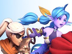 4人対戦のスマホ向けタワーディフェンス「ディフェンスダービー」配信開始。プレイヤー同士の入札でユニットを獲得し,デッキを構築して戦う