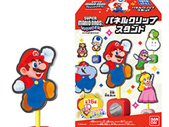 「スーパーマリオブラザーズ ワンダー」のパネルクリップスタンド,本日発売。ラインナップは全16種で,ゾウマリオ,アワルイージなどが登場
