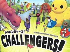 7ラウンドの予選を勝ち抜き,優勝を目指せ! デッキ構築型の対戦ボードゲーム「チャレンジャーズ!」の日本語版が7月下旬発売へ