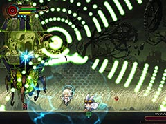 弾幕系横スクロールアクション「TEVI」のPC版,Switch版が本日発売。ウサ耳の少女を操り,場面に適した弾幕を使ってコンボの維持を目指す