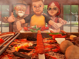 あのでかい肉を切る作業もある。ケバブレストラン経営シム「Kebab Simulator」の体験版が配信中