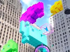 建物や屋上から出現するスペースインベーダーを倒せ! ARモバイルゲーム「スペースインベーダー ワールドディフェンス」配信開始
