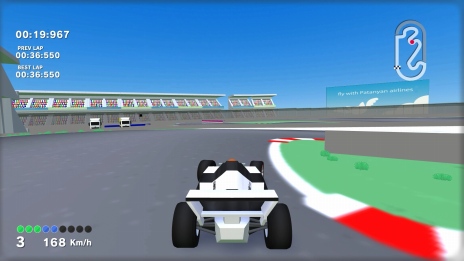 画像集 No.014のサムネイル画像 / シンプル操作のSwitch用レースゲーム「ハイパートルクレーシング」本日配信。F1風マシンで世界の大会に挑戦