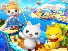 「とらべる島のにゃんこ」,各アプリストアで予約受付を開始。キャリーケースなどのオリジナルグッズが当たるSNSキャンペーンも
