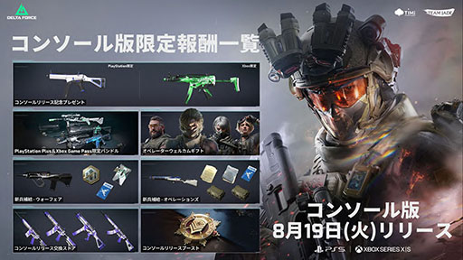 ꡼ No.002Υͥ / PS5Xbox Series X|SǡDelta Force꡼60fpsǤΰư˲äPCǤȤΥץ쥤򥵥ݡ